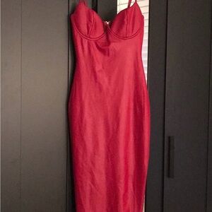 Red “Jessica Rabbit” Maxi Dress